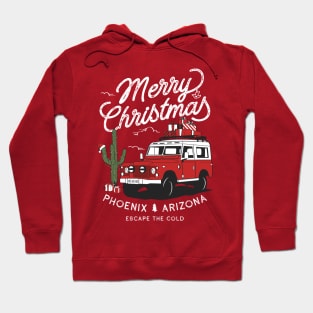 Vintage Christmas Vacation Phoenix Arizona Road Trip Hoodie